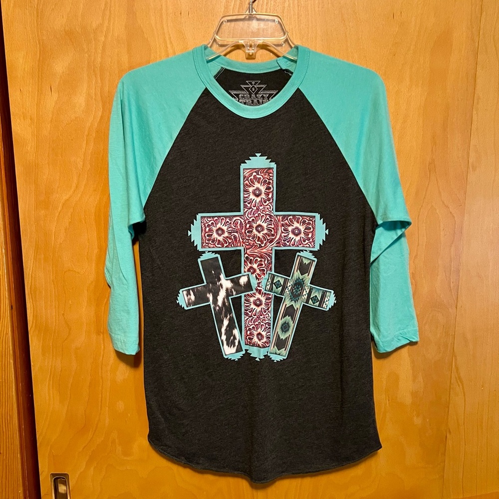 New crazy train cross tee S